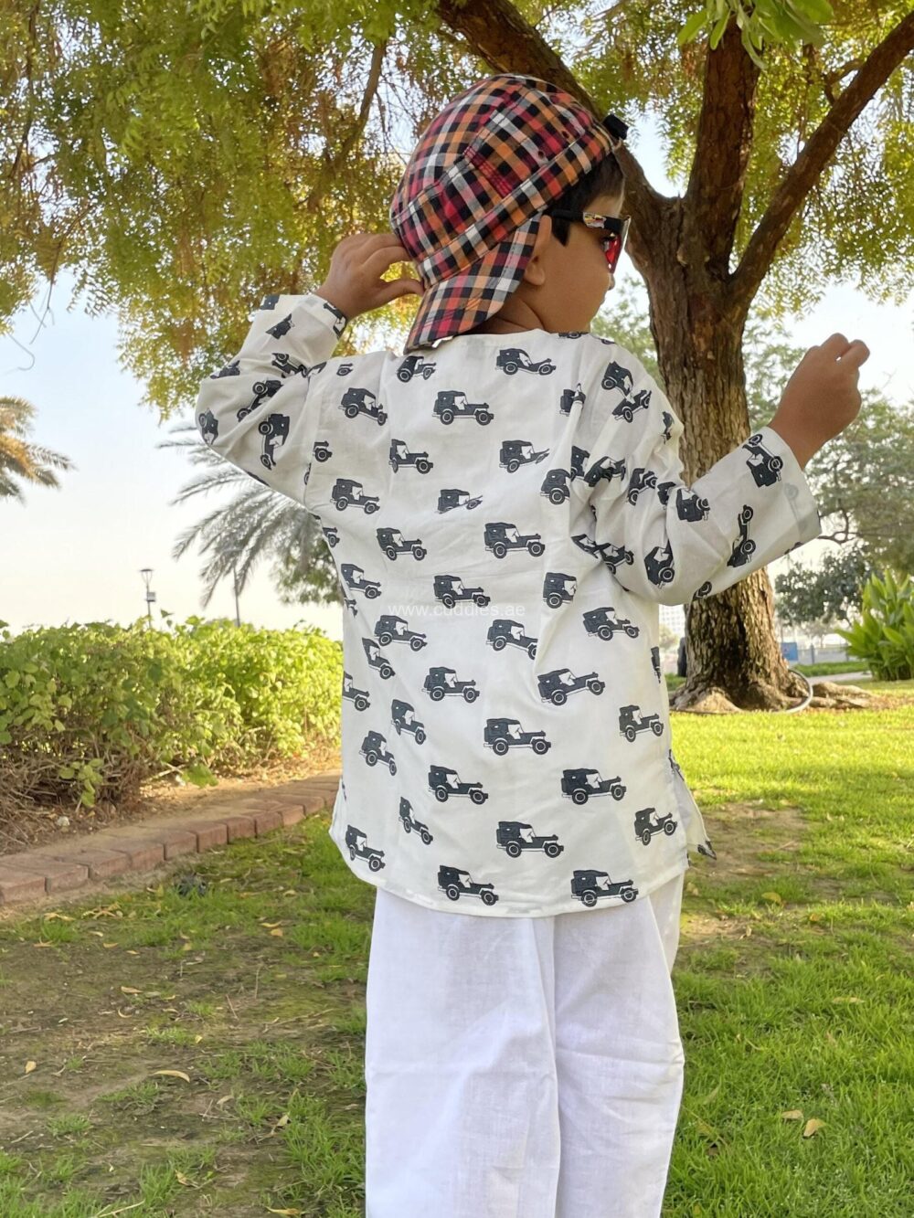 Supercool Jeep print breathable Night wear set - Image 3