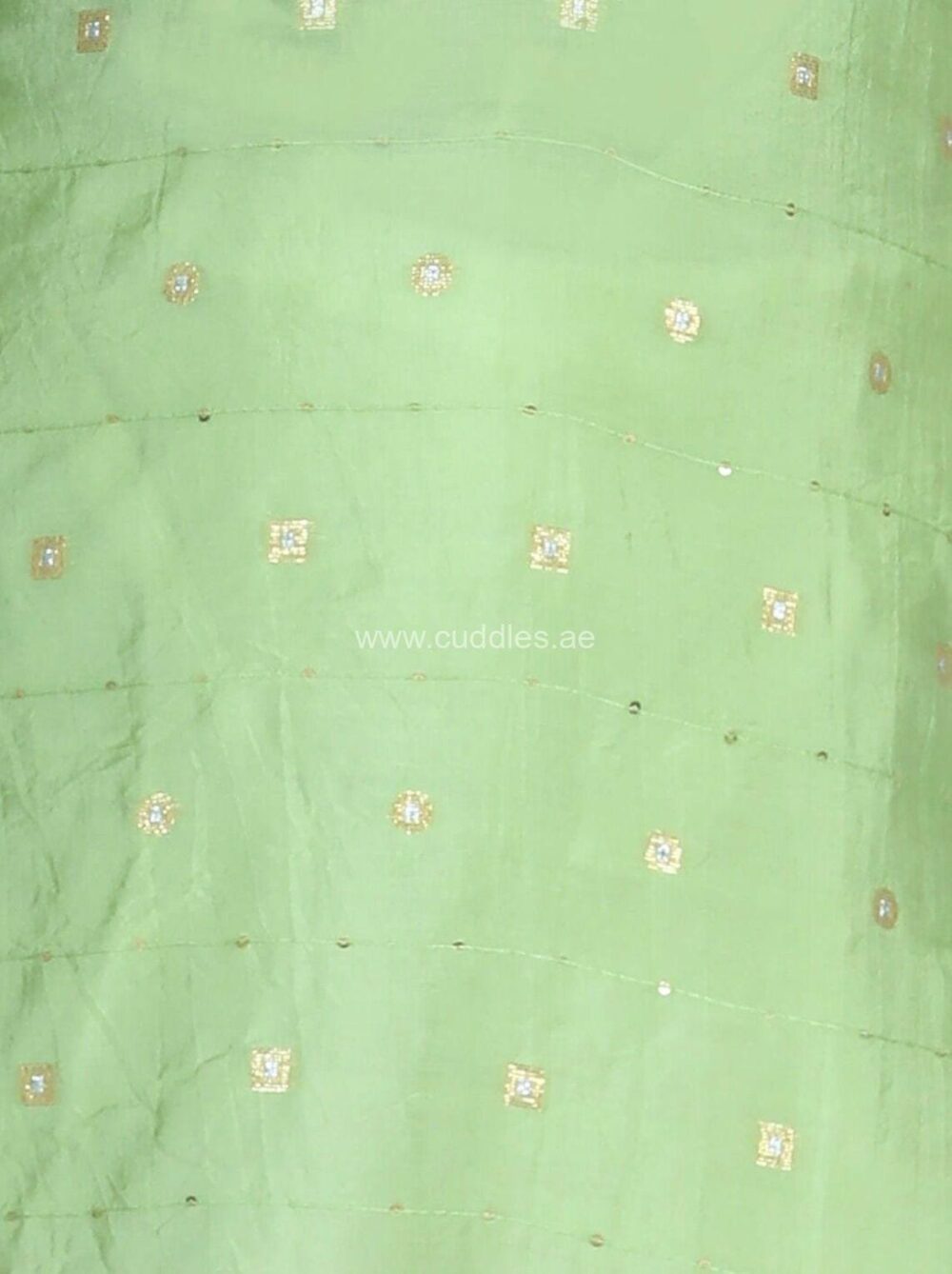 Pista green Motif printed Kurta with pajama - Image 4