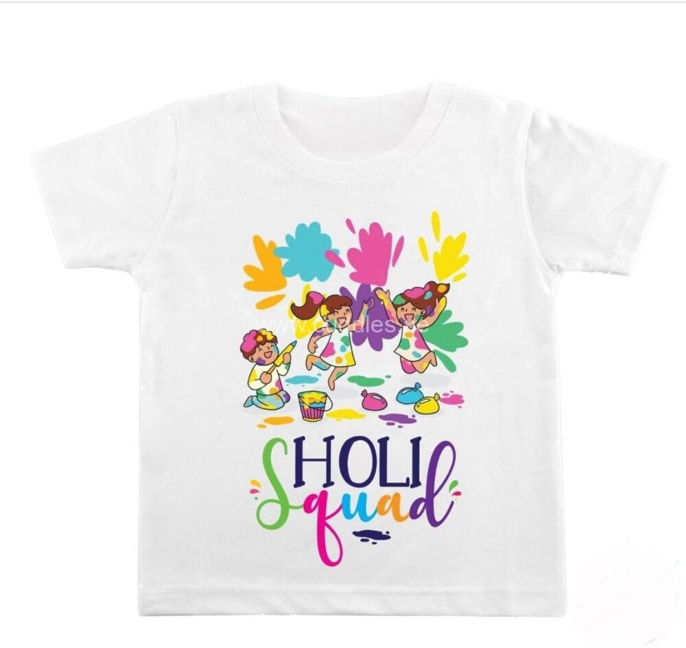 Kids Holi Tshirt