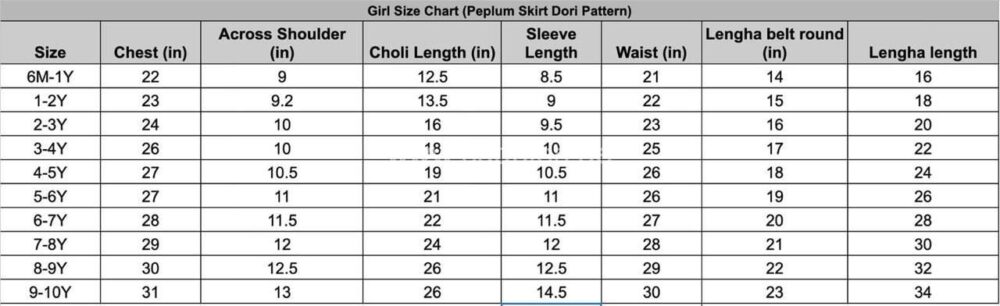 Naira Girls Peplum Kurti with skirt set - Image 2