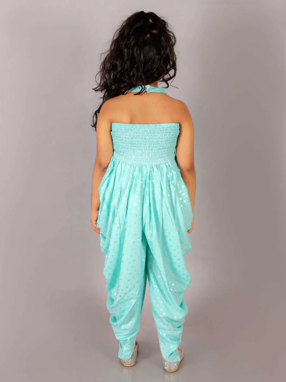 Alia fusion Blue Dhoti jumpsuit - Image 2