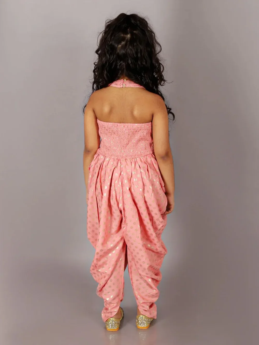 Alia fusion Pink Dhoti jumpsuit - Image 3