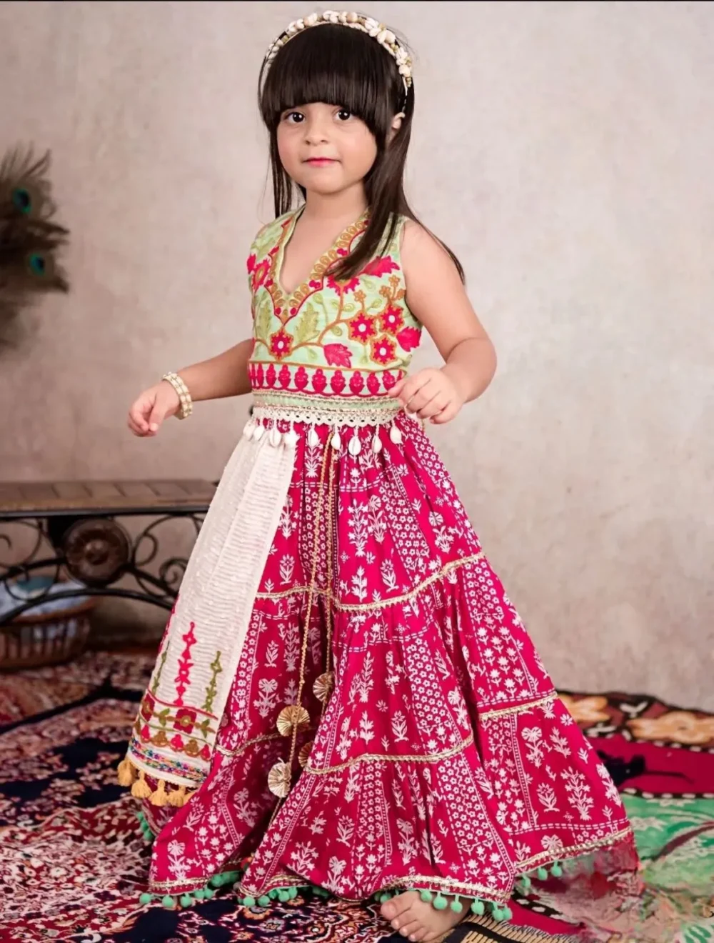 Jhilmil Girls Ghaghra Choli