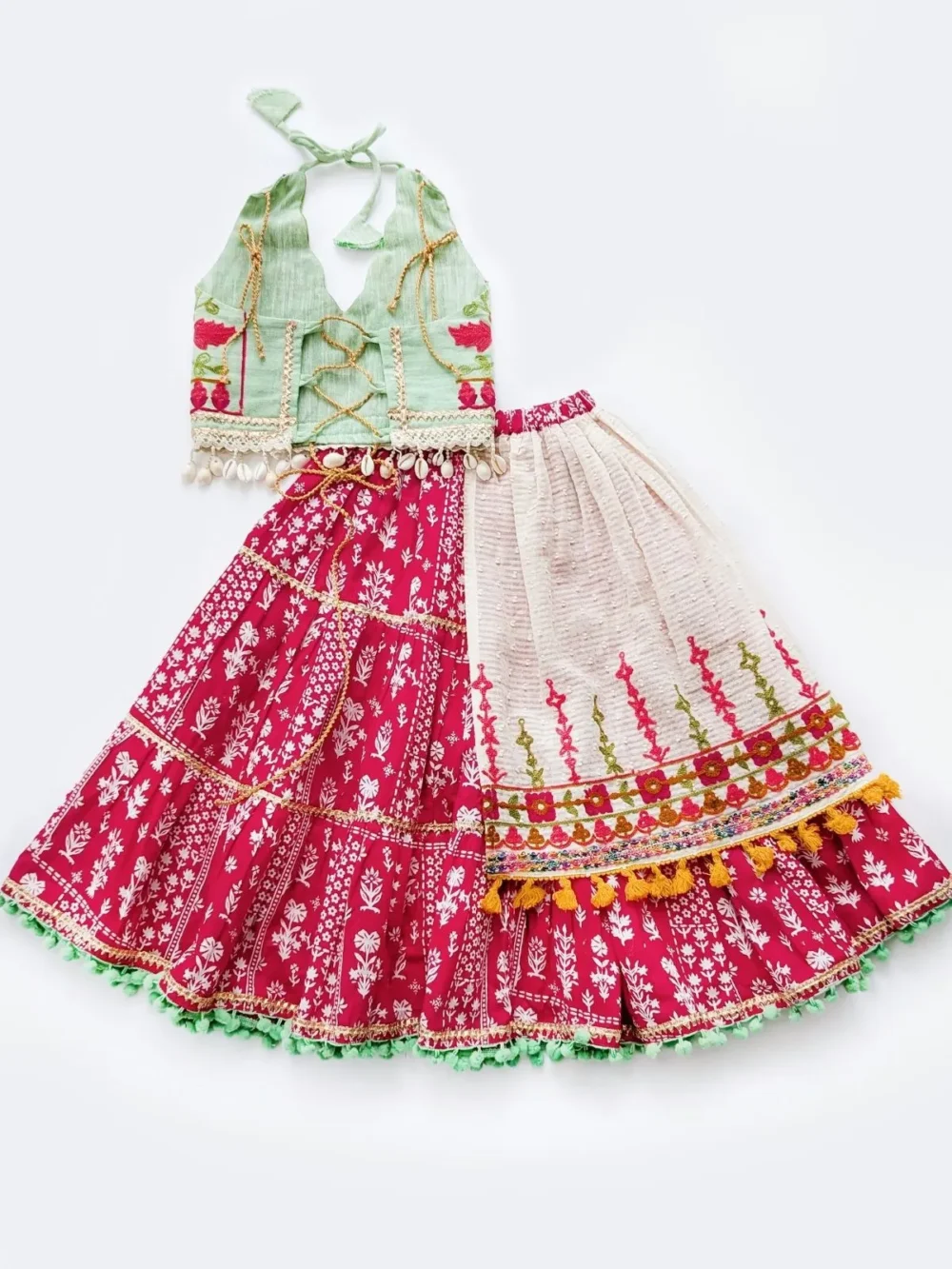 Jhilmil Girls Ghaghra Choli - Image 4