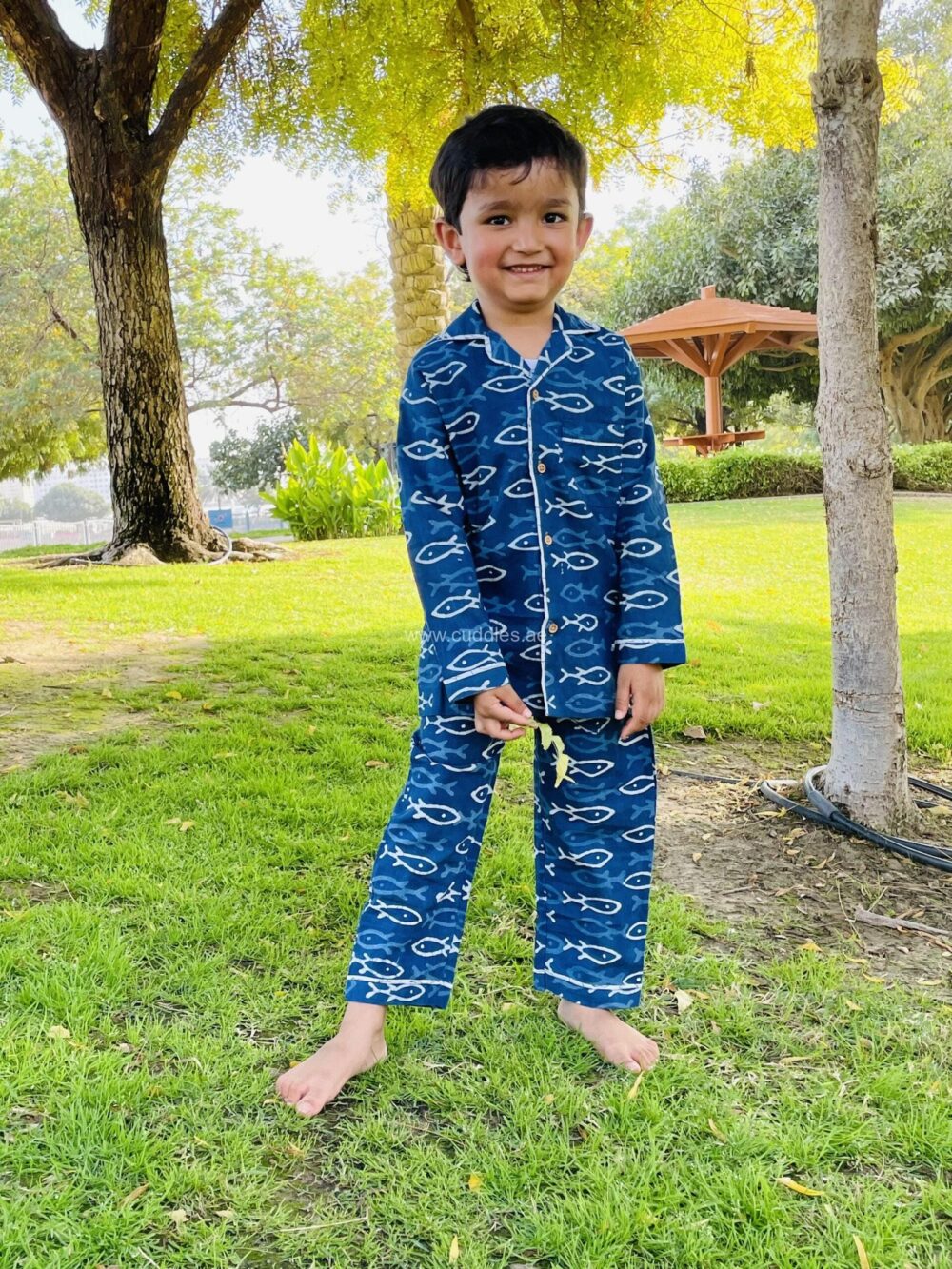 Fish print Boy’s PJ set