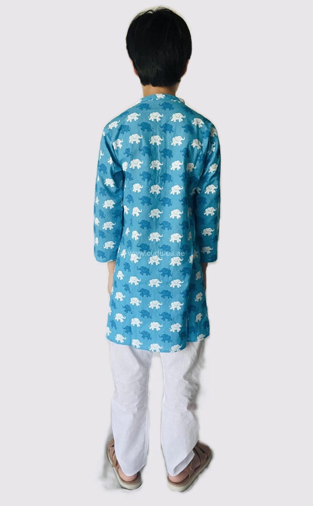 Elephant print kurta with pyjama - Image 2